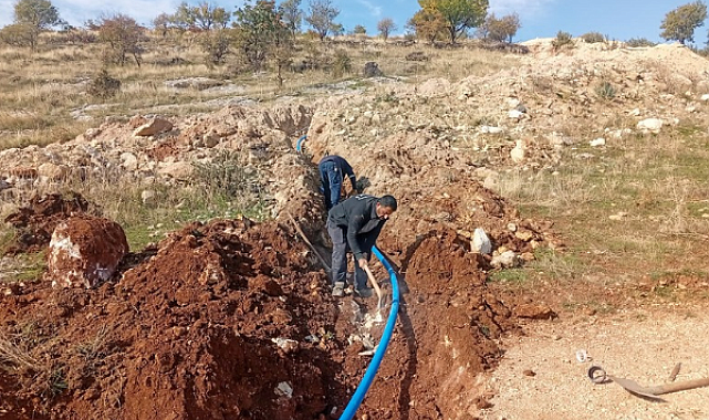 DİSKİ ek içme suyu hattı döşedi