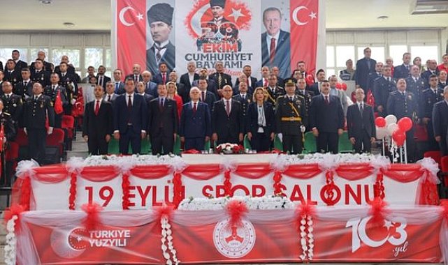 Giresun’da Cumhuriyet’in 103. yıl dönümü törenlerle kutlandı
