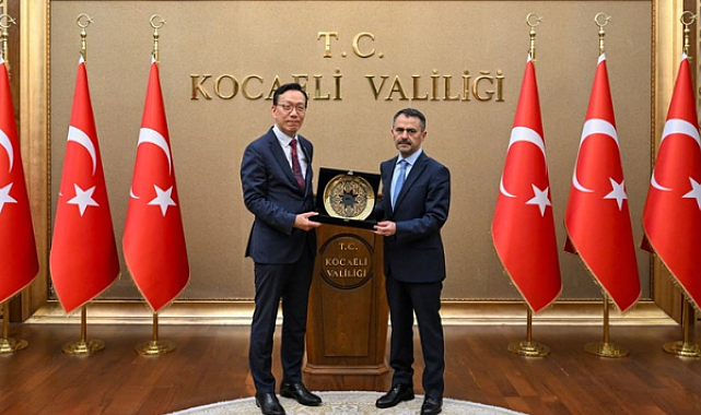 Güney Kore Başkonsolosu Park, Vali Aktaş’ı ziyaret etti