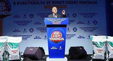 İBB’den çiftçilere 116 ton yem bitkisi tohumu ve hasat makinesi desteği