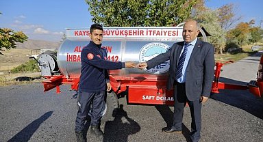Kayseri’de kırsal yangınlar için 3 tonluk söndürme araçları