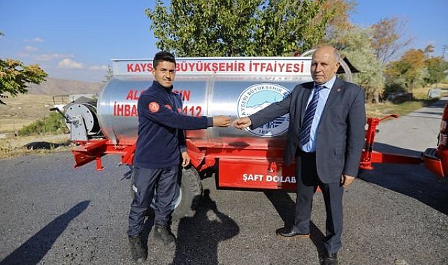 Kayseri’de kırsal yangınlar için 3 tonluk söndürme araçları