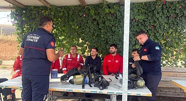 Kayseri İtfaiyesi, TPAO personeline 15 gün eğitim verdi