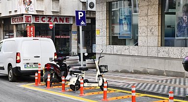 Keşan’da motosikletler için yeni park alanları oluşturuldu