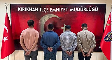 Kırıkhan’da iş yeri kurşunlama olayında 4 şüpheli tutuklandı