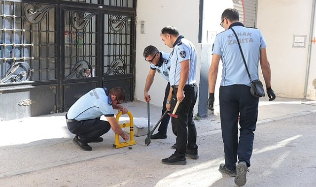 Konak Belediyesi kaldırım ve yol işgallerine yönelik denetim gerçekleştirdi