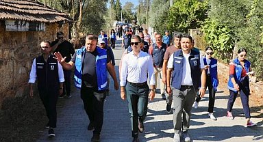 Mandalinci, Çamarası ve Kumköy’de saha ziyaretleri gerçekleştirdi