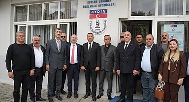 Özdağ, Aydın’da şehir içi taşımacılık kooperatifini ziyaret etti
