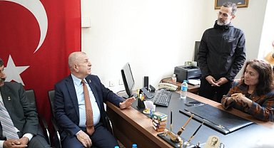Özdağ, Şehit Aileleri ve Malul Gaziler Yardımlaşma Derneği’ni ziyaret etti