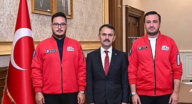 T3 Vakfı ve Deneyap Atölyesi temsilcilerinden Vali Aktaş'a ziyaret