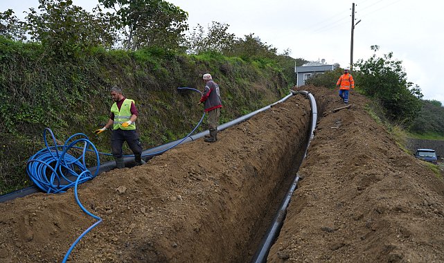 Trabzon'a 6 bin metrelik içme suyu hattı inşa ediliyor