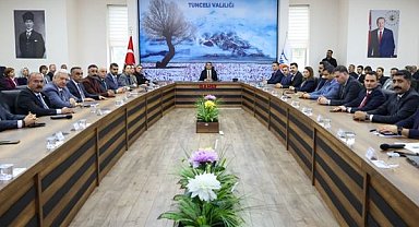 Tunceli’de 17,8 milyar liralık yatırım programı ele alındı