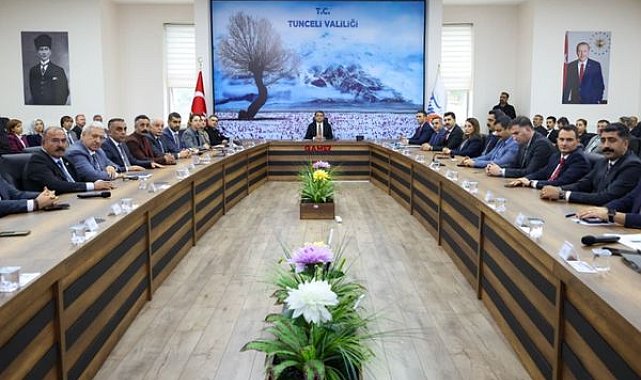 Tunceli’de 17,8 milyar liralık yatırım programı ele alındı