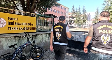 Tunceli’de okul ve yurt çevrelerinde 4 bin 242 kişi sorgulandı