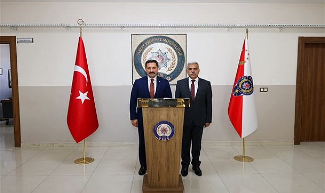 Vali Masatlı’dan Emniyet Müdürü Özen’e ziyaret