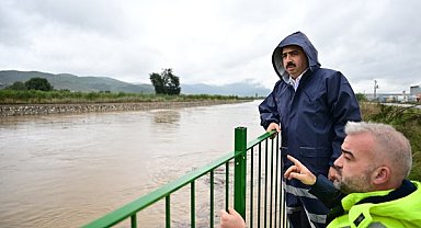 Yıldırım Belediyesi sağanak sonrası çalışma başlattı
