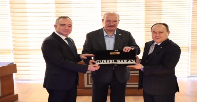 Gürsel Baran'dan ATSO’ya Ziyaret