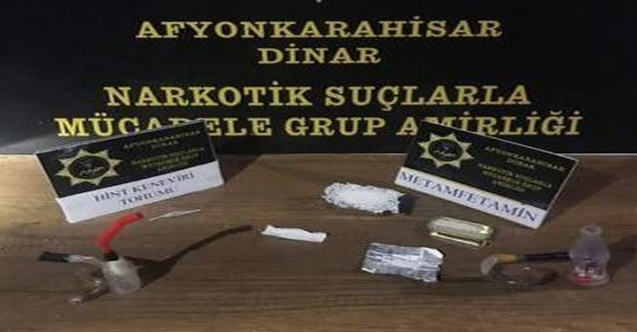 Dinar’da uyuşturucu operasyonu