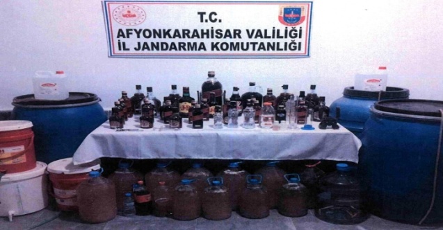 Jandarma’dan sahte alkol operasyonu
