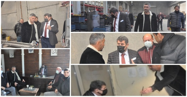 Kaymakam Tortop, Elibollar Tarım Makinaları Fabrikası'nı Ziyaret Etti