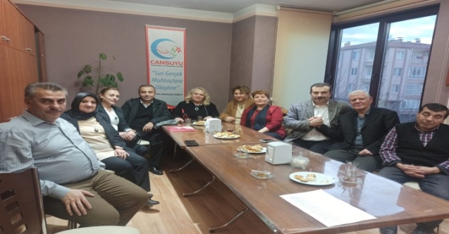 Kent Konseyi STK Grubu Cansuyu ve Sakatlar Derneği'ni ziyaret etti