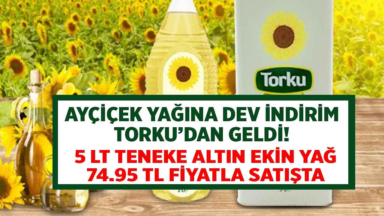 Ayçiçek yağında müthiş indirim !
