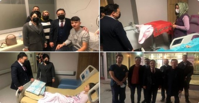 Vali Çiçek, Hastanede Tedavileri Devam Eden Hastaları Ziyaret Etti