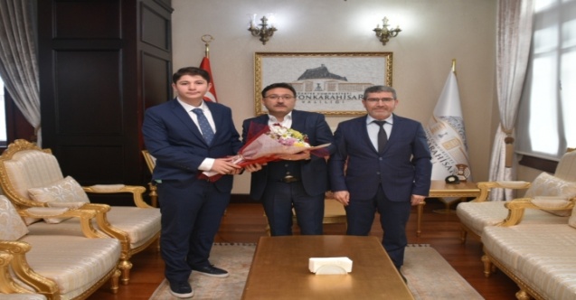 Vali Çiçek’e, İdareciler Günü Kutlama Ziyareti
