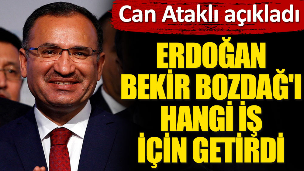 Bozdağ Genel Af İçinmi Göreve Getirildi