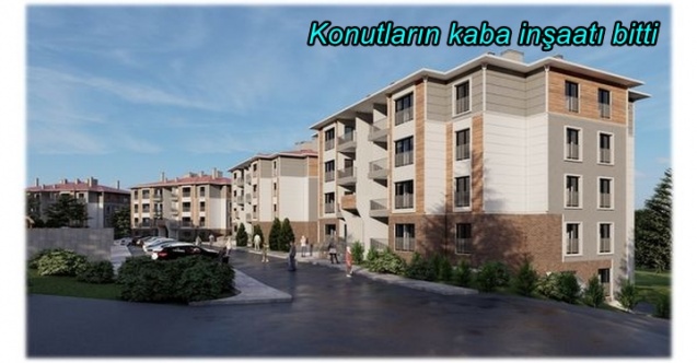 2. Etap TOKİ Konutları İnşaatı Devam Ediyor