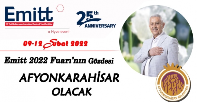 EMİTT 2022 Fuarının Gözdesi Afyon Standı Olacak