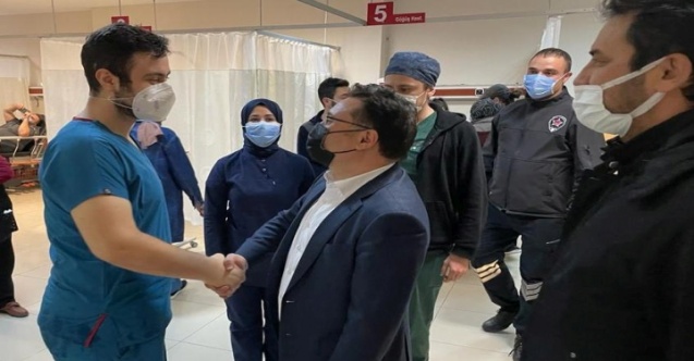 Acil Servis Personeline Geçmiş Olsun Ziyareti