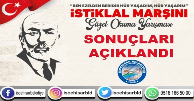 2. Geleneksel İstiklal Marşını Güzel Okuma Yarışması Sonuçlandı