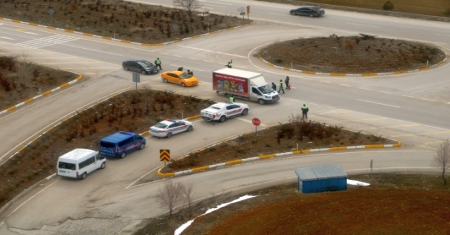 Afyon Trafiği Havadan Denetlendi sürücülere ceza yağdı