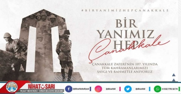 Başkan Sarı’dan 18 Mart Çanakkale Zaferi ve Şehitleri Anma Günü mesajı