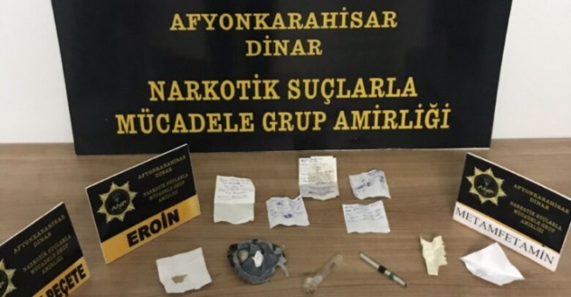 Dinar’da uyuşturucu satıcısı yakalandı