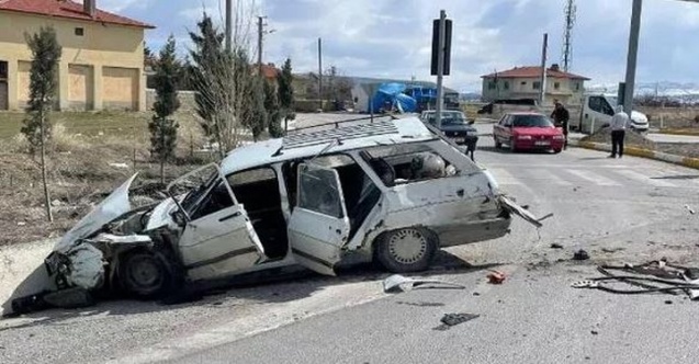 Emirdağ’da kaza 4 yaralı