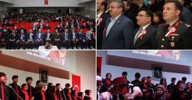 İstiklâl Marşı’mızın Kabulünün 101. Yıl Dönümü Anma Programı Vali Gökmen Çiçek’in Katılımıyla Yapıldı