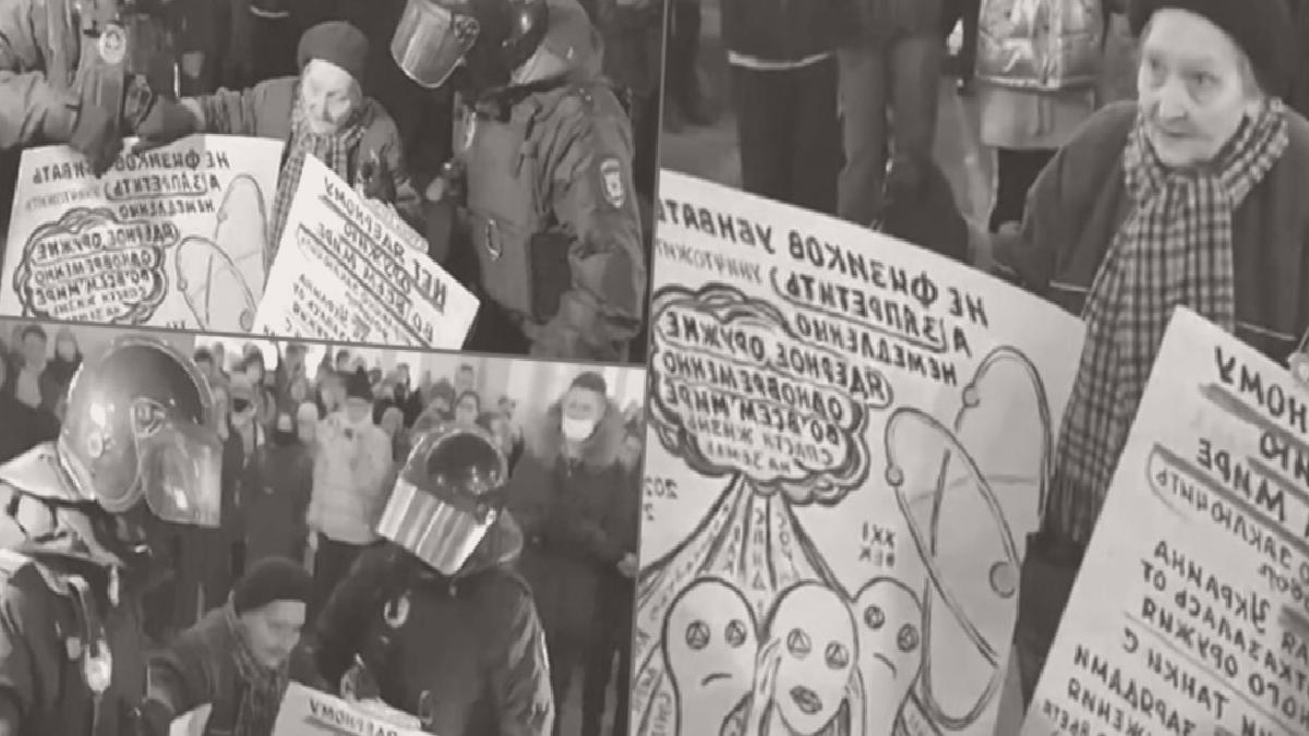 Leningrad Kuşatması'ndan sağ kurtulmuştu... Rus polisi 77 yaşındaki bayanı bu türlü gözaltına aldı!