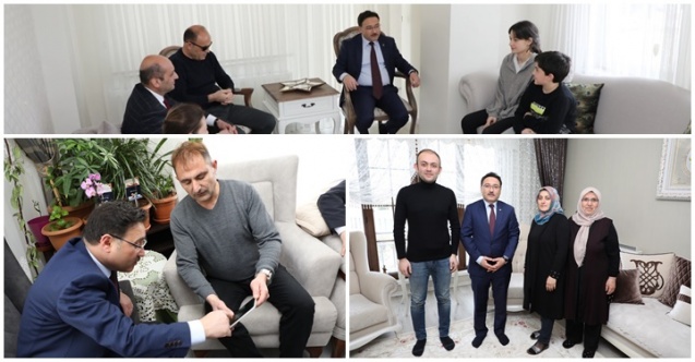 Vali Çiçek, Gazilerimizi ve Şehit Ailemizi Ziyaret Etti