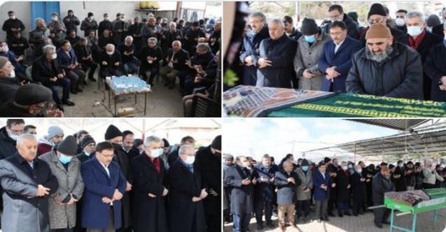 Vali Çiçek ve Protokol Üyeleri Hacer Akçil’in Cenaze Namazına Katıldı