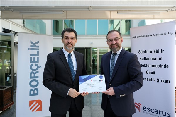 Borçelik, Escarus’tan ileri seviye cinsiyet eşitliği sertifikası aldı