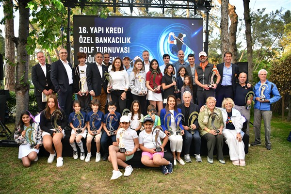 Yapı Kredi Özel Bankacılık Golf Turnuvası’nda kupalar 16. kez sahiplerini buldu