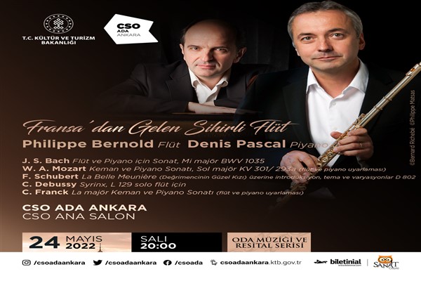 Fransa’dan gelen sihirli flüt CSO Ada Ankara’da