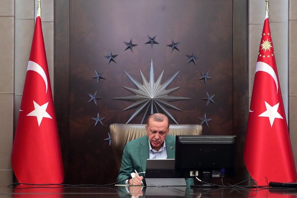 Cumhurbaşkanı Erdoğan, İsveç Başbakanı Magdalena Andersson ile görüştü