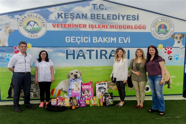 Keşan Belediyesi can dostlar için köprü oldu