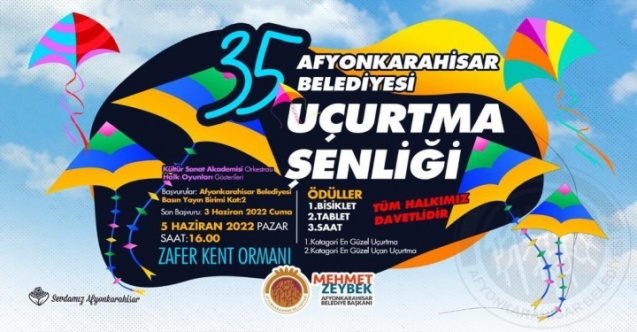 35. Uçurtma Şenliği Başlıyor