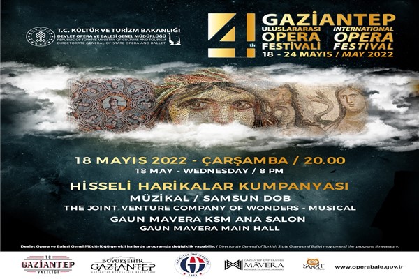 4. Uluslararası Gaziantep Opera ve Bale Festivali başlıyor