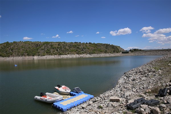 Barajlarda alglere karşı ses dalgaları ile mücadele