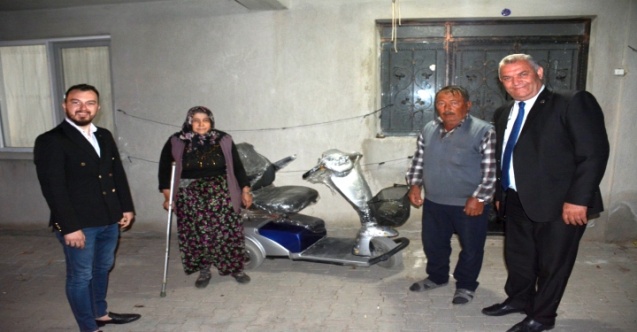 Başkan Barutcu engelli vatandaşları sevindirdi